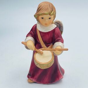 Goebel Figurine NEW NIB Weinacht Magical Christmas Angel With Drum